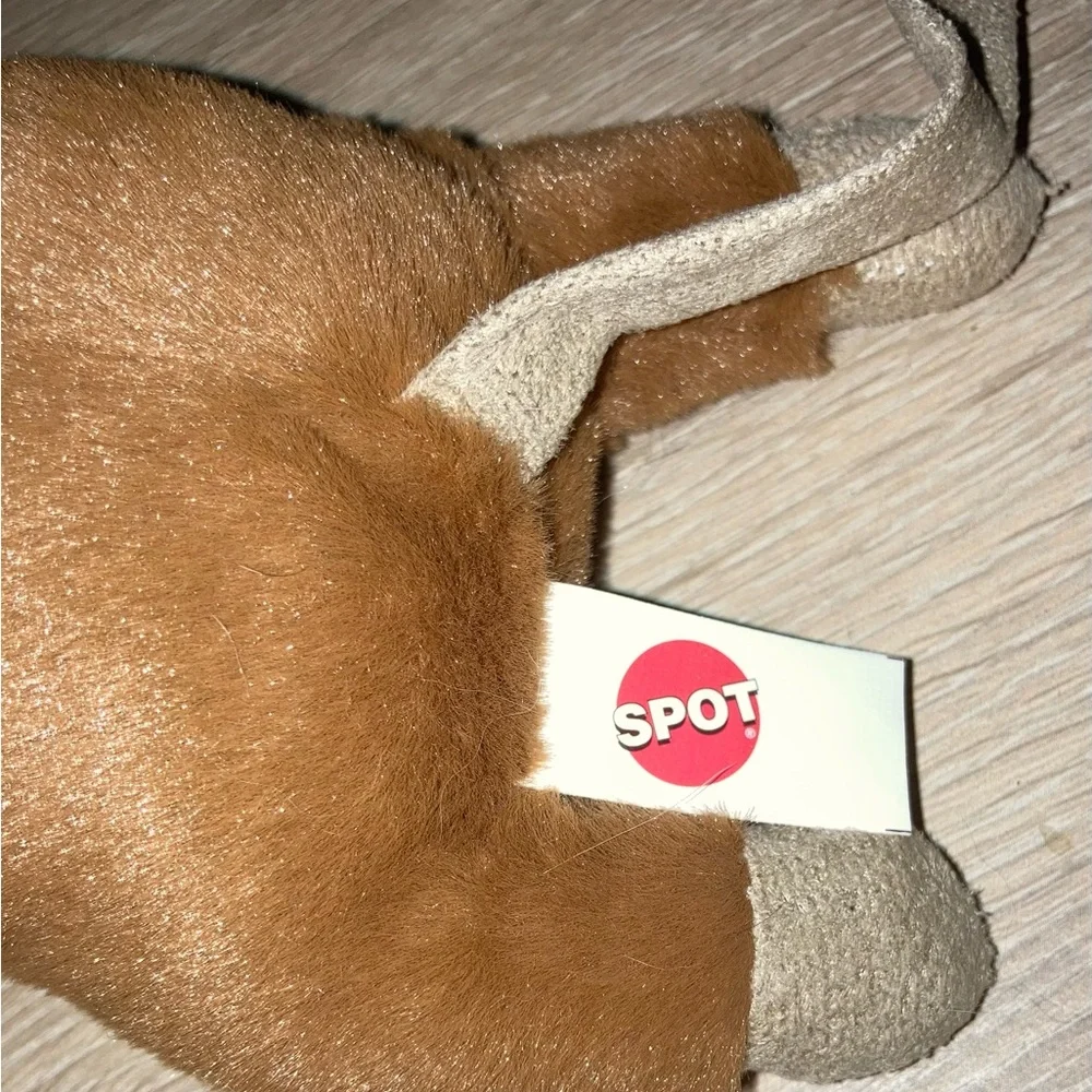 Spot brown plush crinkle cat nip cat toy brand new, barely used
